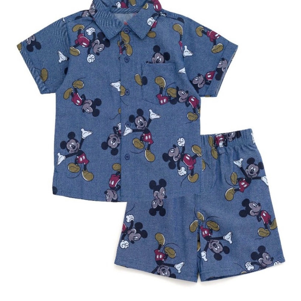 Disney Mickey Mouse Kids 4T Matching Set - Blue